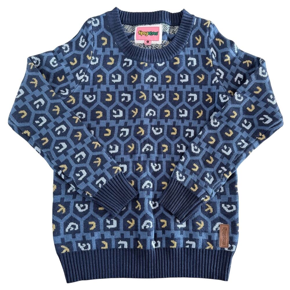 Tipsy Elves Geometric Print Knit Sweater | Long Sleeve | NWT